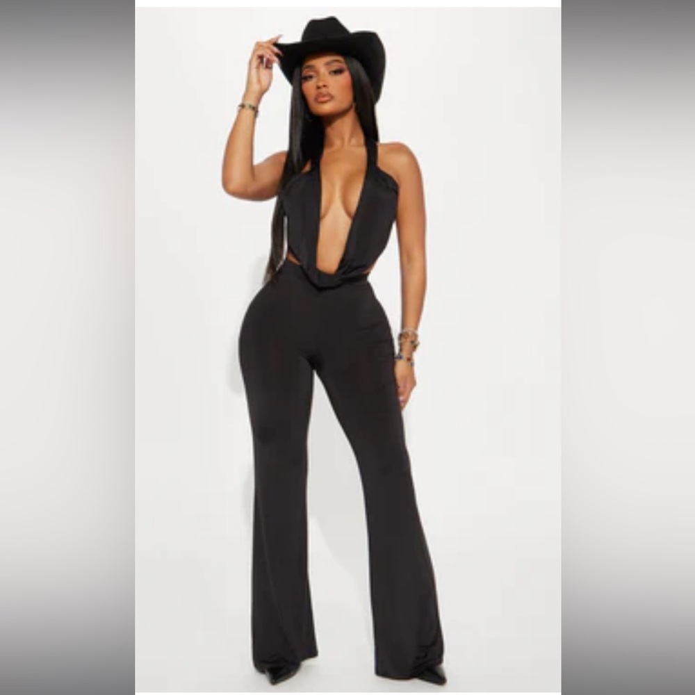 Party In Vegas Pant Set - Black